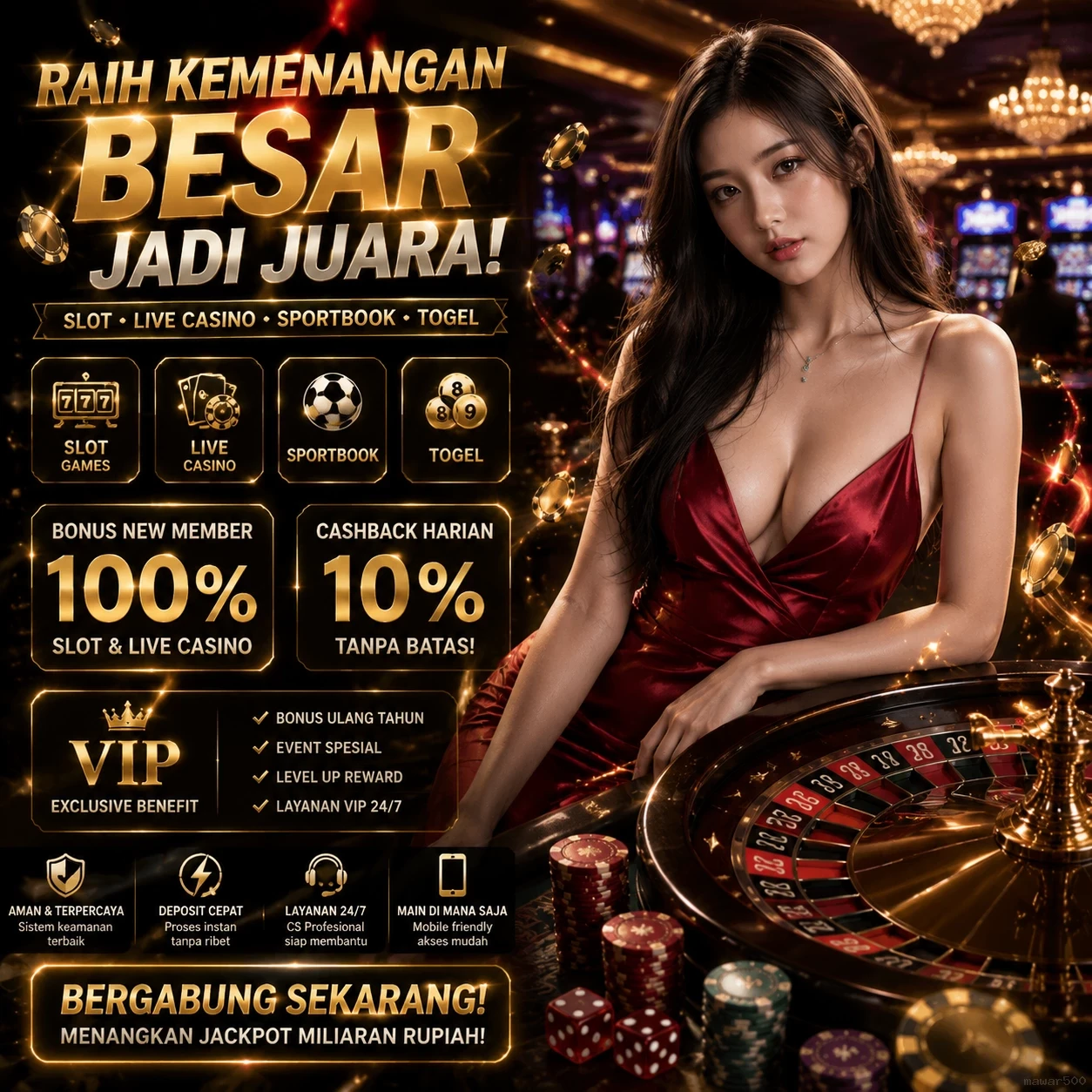 Detail Teknis mawar500